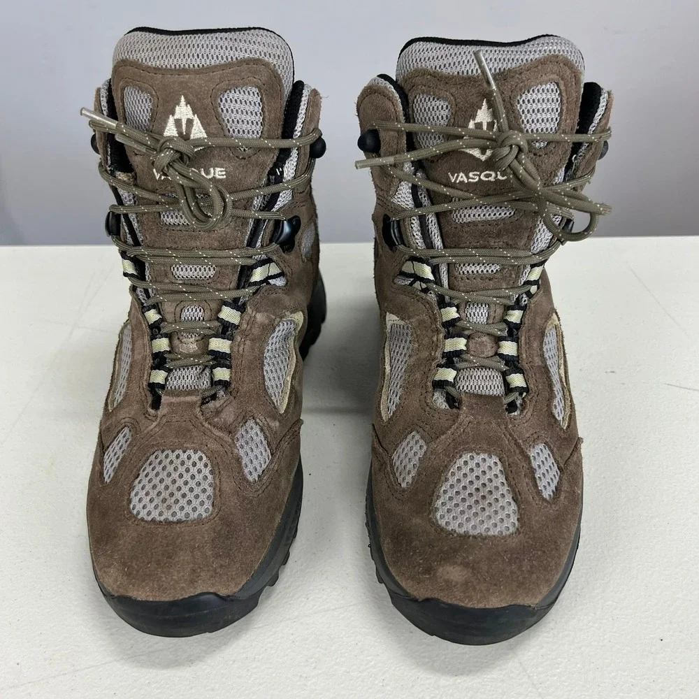 Vasque Youth‎ Brown Suede Waterproof Hiking Boots Size 5M EUR 37.5